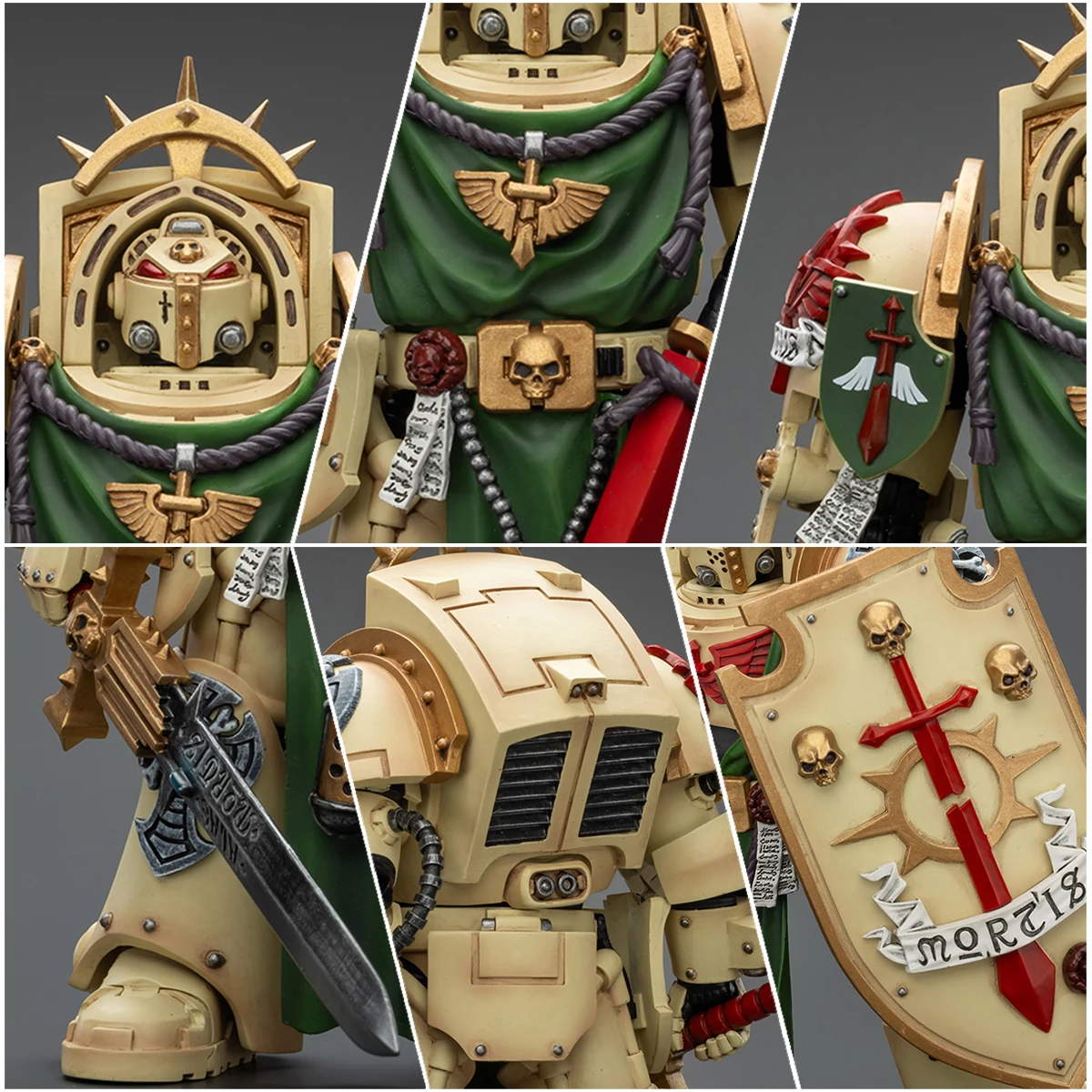 JOYTOY ウォーハンマー40K アクションフィギュア 1/18 ダークエンジェルズ デスウィングナイト アニメフィギュア 可動関節付き コレクションモデル玩具