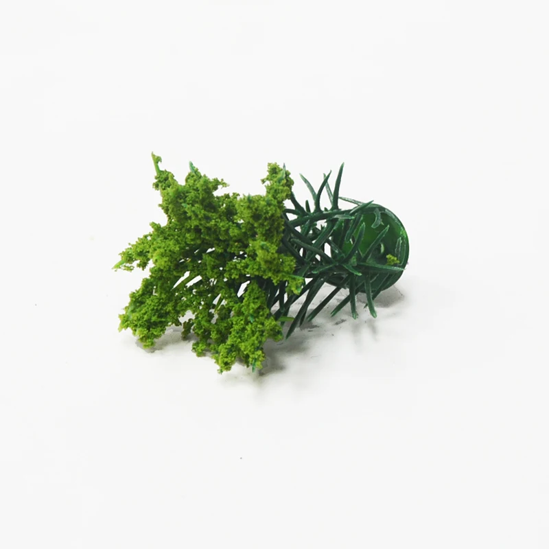 10pcs Miniature Flower Cluster Plastic Mixed Colorful Grass Architecture Building Layout Military Scene Materials for Diorama