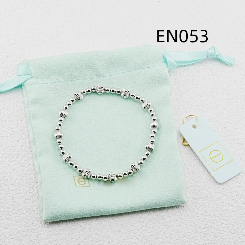 VKVVA Fashion Jewelry Sliver-plated Watermelon Bead Mixed Bracelet for Women Birthday Gifts, Unique Gift