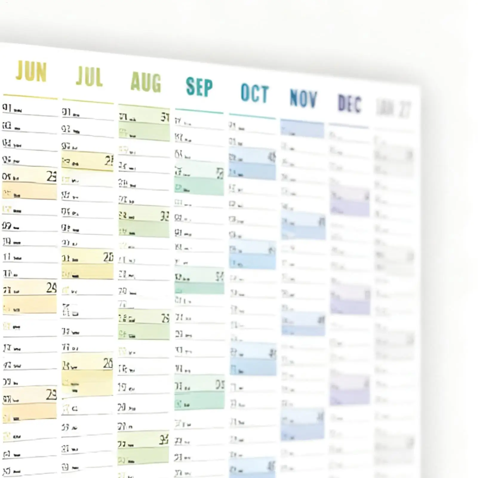 

2026 Large Wall Calendar 29 X 20 Inch Large Planning Notebook With Tip Labels Daily Planner Calendar For Mental Study School