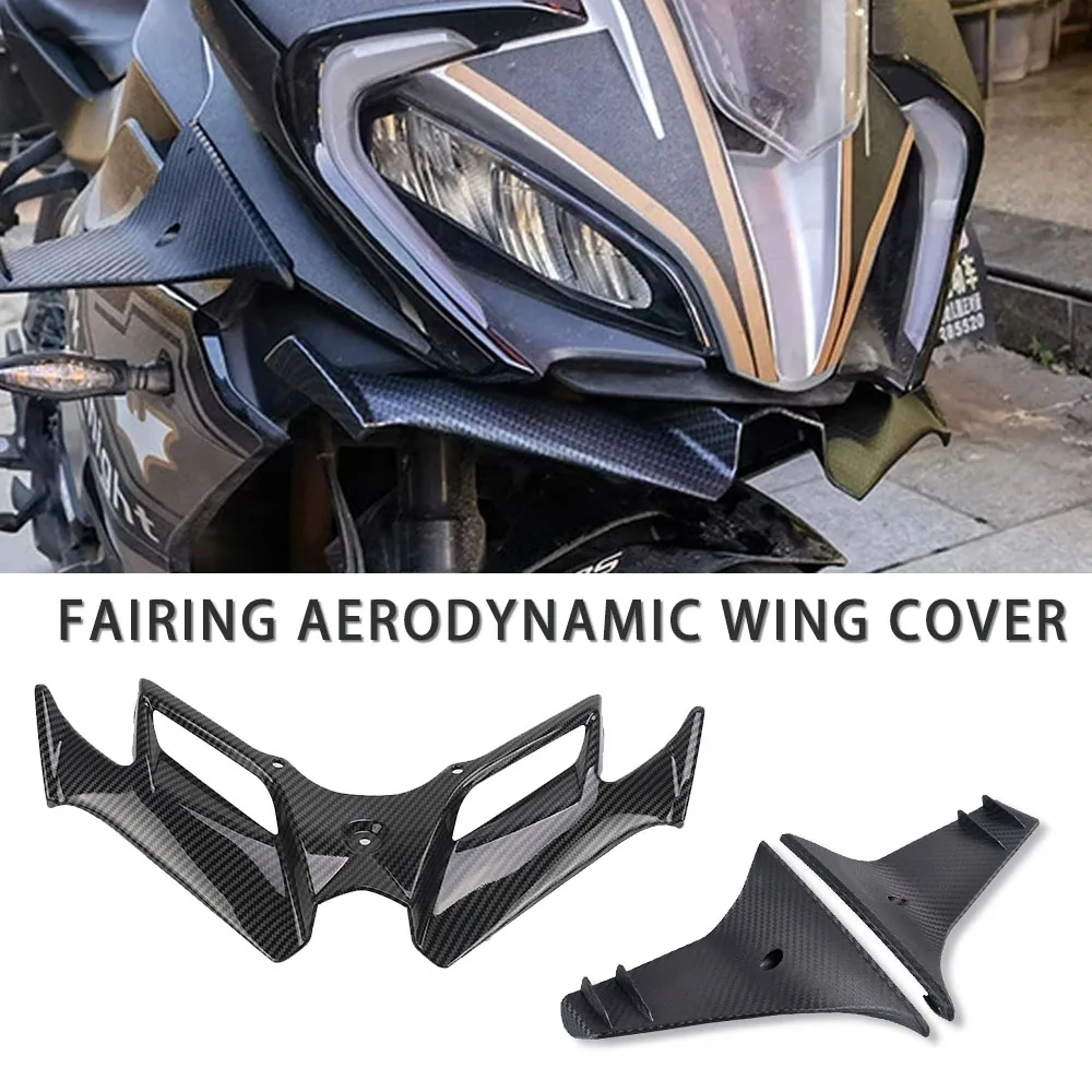 

2023 For CFMOTO 250SR 300SR 450SR SR 250 300 450 SR 2019-2024 Motorcycle Front Fairing Aerodynamic Winglet Cover Fixed Wind Wing