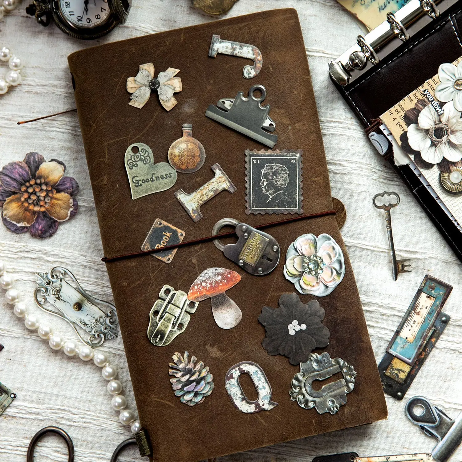 50 uds/1 lote de pegatinas Kaw - Vintage Things Collection reseña y precio