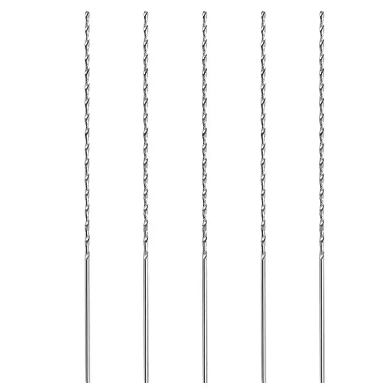 

AB46-5X HSS Straight Shank 4Mm Twist Head 300Mm Long Drill Bit Silver Tone