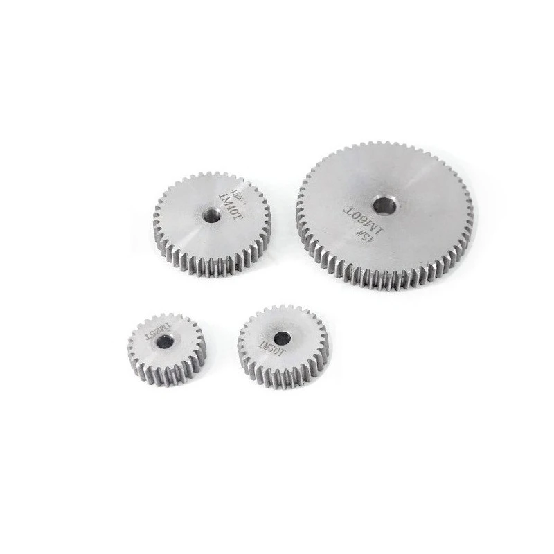 Cylindrical Gear 1M-28T/29T/30T~35T/36T/37T/38T/39T/40T/41T/42T/43T 45# Carbon Steel Material Gear Wheel For Tranmission Parts