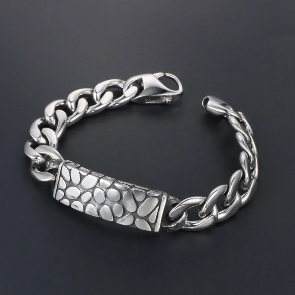 

Stainless Steel Goose Warm Stone Bracelets, Pattern Cast Men's for Bracelet