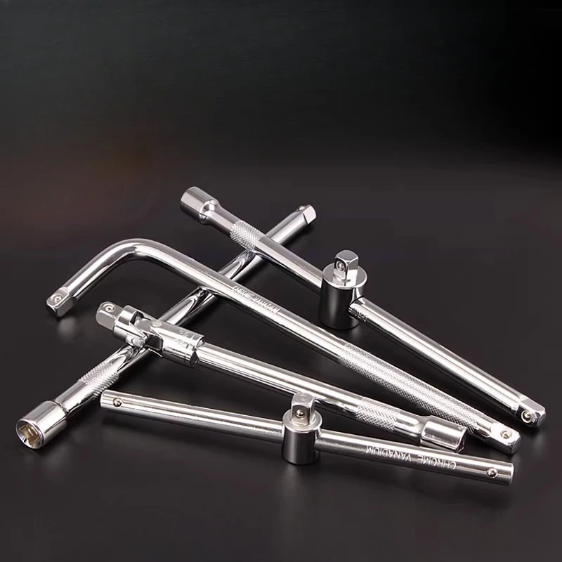 CrV Steel 3/8 Drive 10mm Socket Extension Bar Universal Joint Wobble Flexible