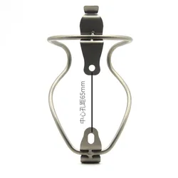 Stainless Steel Beverage Water Bottle Cage Holder for Mountain Bike Road Travel Bicycle Single Fixed Gear Bicycles Accessories
