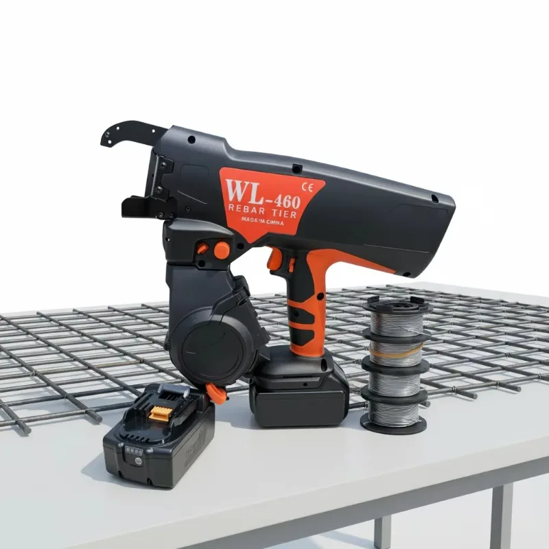 WL-460 Automatic Rebar Tying Machine Construction Tools Tie Wire Gun Handheld Festool Electric Motorcycle