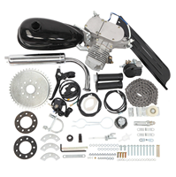 80cc 2 Stroke Gas Bike Engine Motor Kit DIY Motorized Bicycle Chrome New