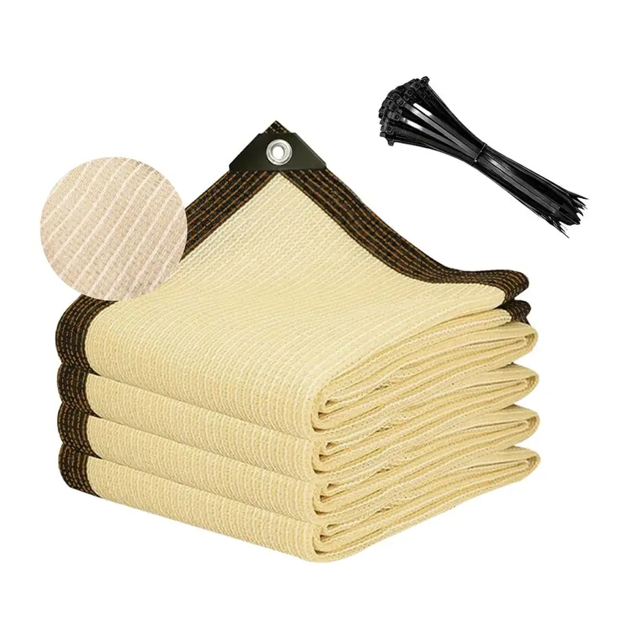 

Ткань для сада 20x20 футов, 70 солнцезащитных сетчатых брезентов для наружного солнцезащитного козырька с втулками, солнцезащитный козырек для наружного применения, чехлы для растений Freez