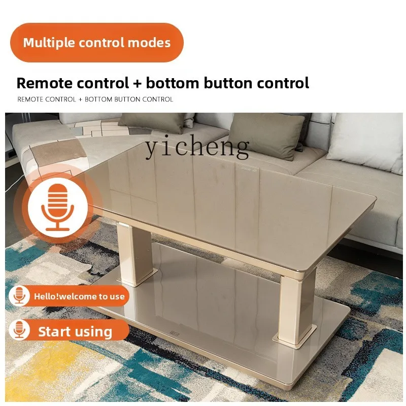electric heating table electric coffee heating table household rectangular liftable electric stove table