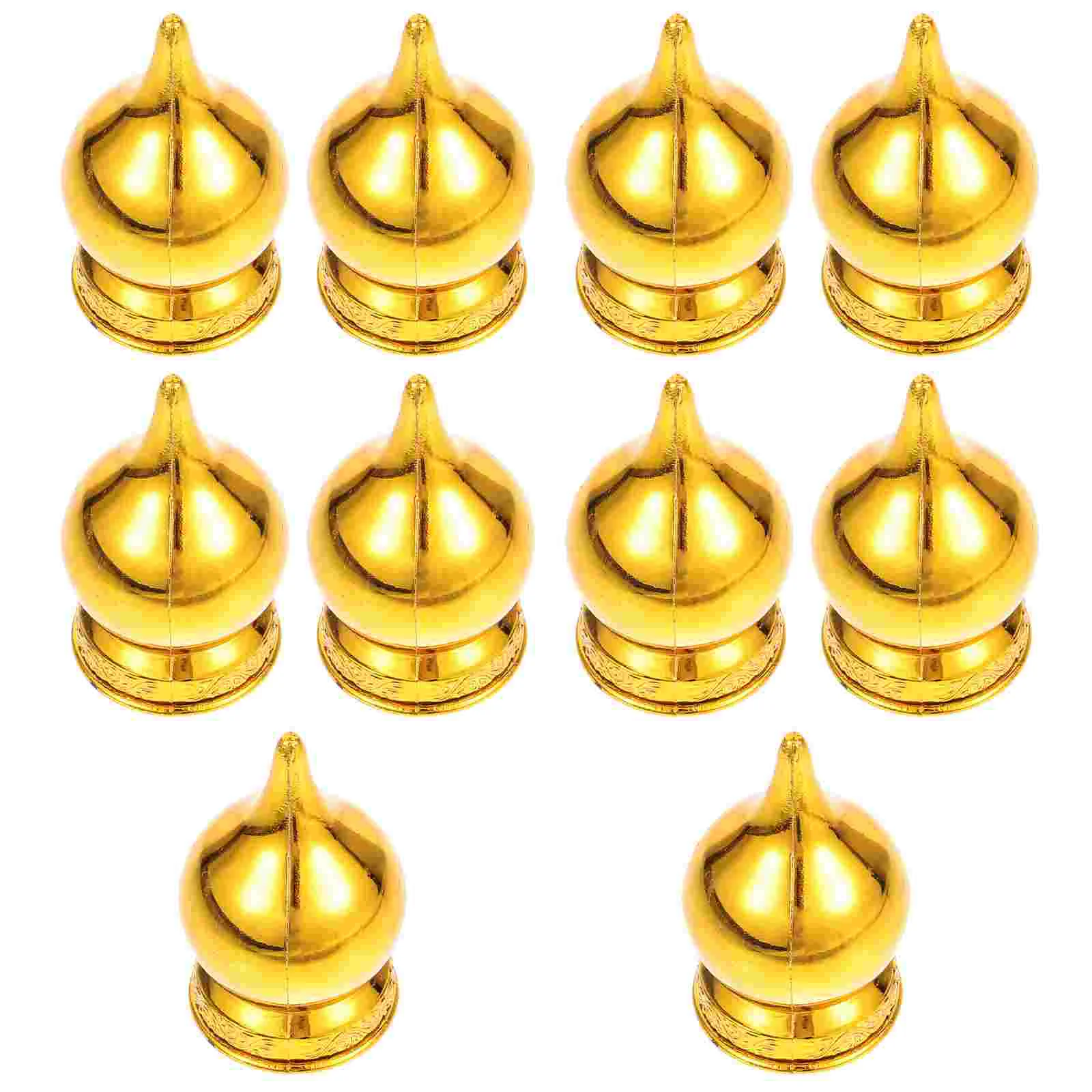 10Pcs Flagpole Finial Ball Flag Pole Ball Topper Ornament Flag Topper Replacement Flagpole Supplies