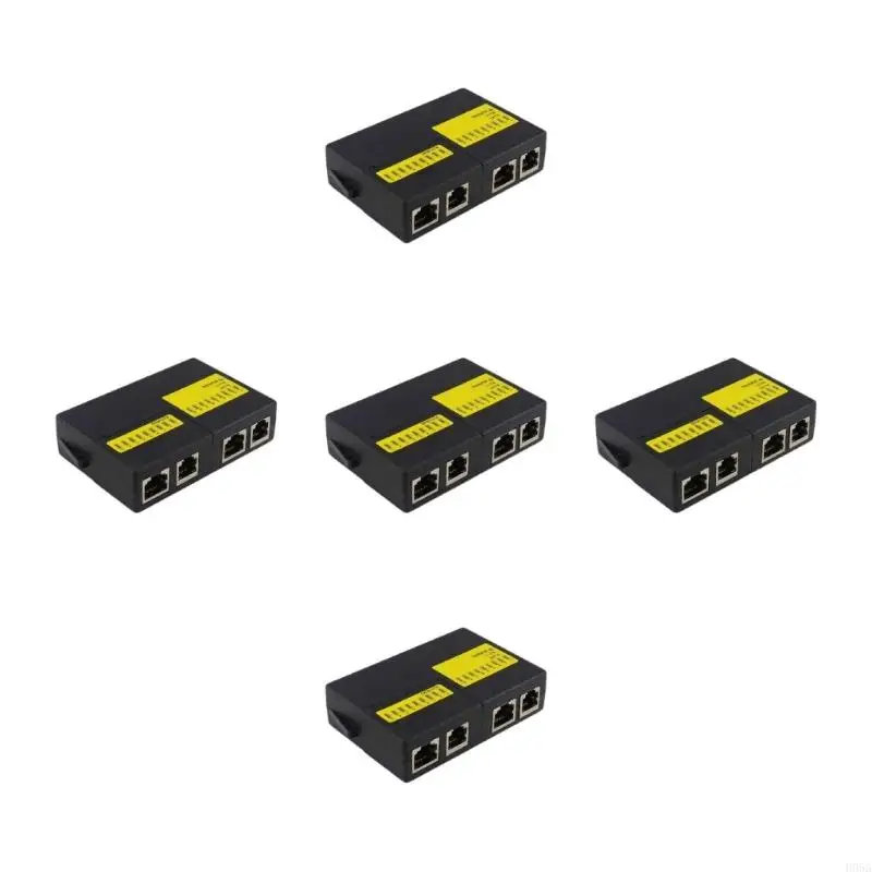 미니 케이블 테스터 RJ45 CAT5 LAN 이더넷 라인 테스터 다기능 네트워킹 전화 도구 테스터 라인 파인더