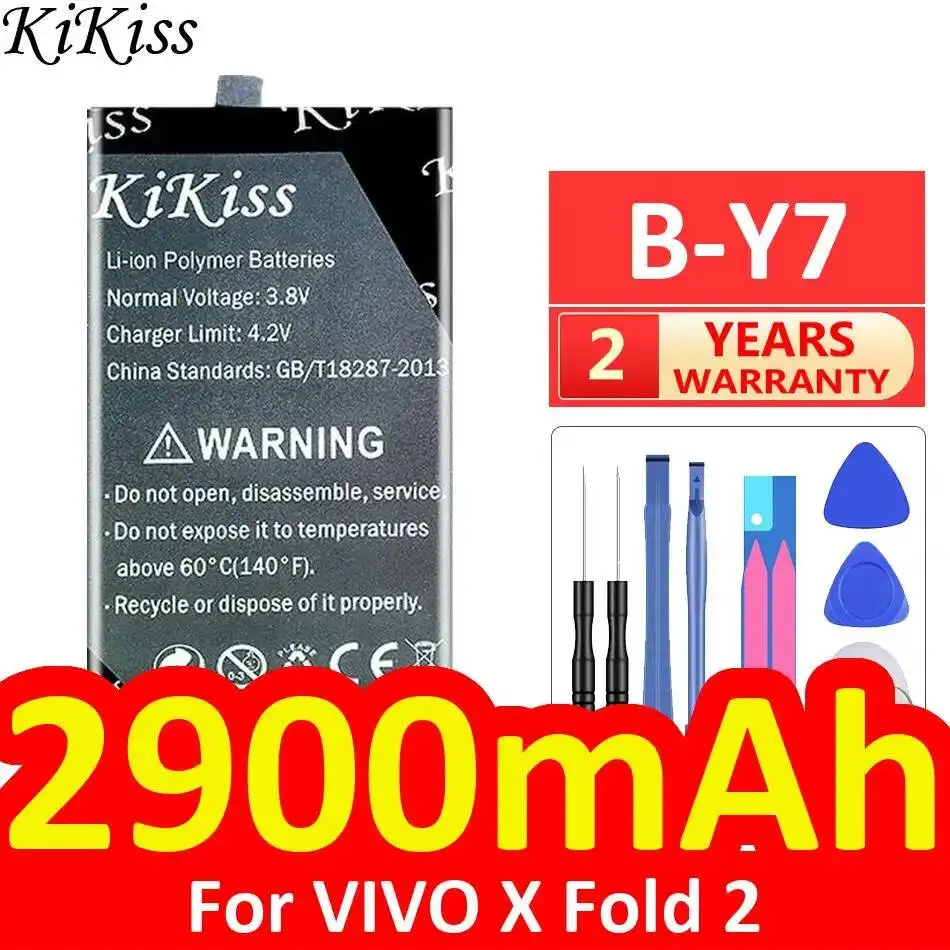 

2900Mah Mobile Phone Battery For Vivo X Fold 2 B-Y7 Reliable Replacement
