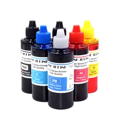 Universal Refill Dye Pigment Ink For Canon PIMA R7520 TR8520 TRS6120 PGI-280 CLI-281 PGI-480 CLI-481 PGI-580 CLI-581 Printer