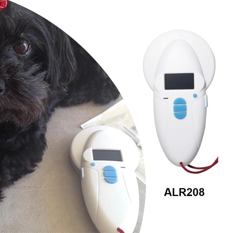 134.2khz RFID PITタグスキャナーHDXイヤータグFDX-A、FDX-B動物用マイクロチップリーダー（漁業、養豚場、馬、牛、家畜、獣医用）