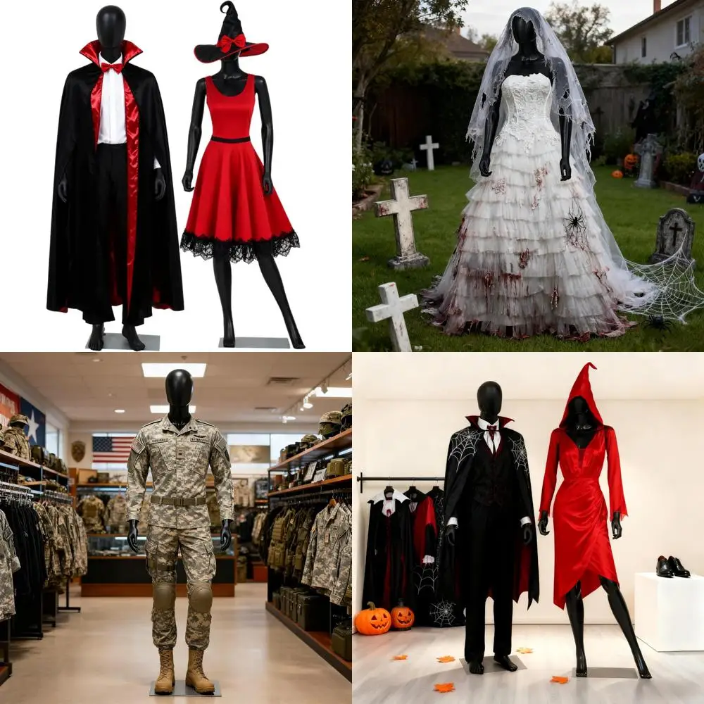 

Adjustable Full Body Mannequins - Female and Male Torso Dress Forms with Detachable Features for Versatile Use