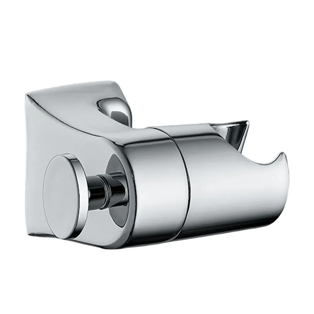 Shower Head Bracket 360° Adjustable Shower Bracket Zinc Alloy Design Safe 55*58mm Holder Bathroom Wall Mount Bracket