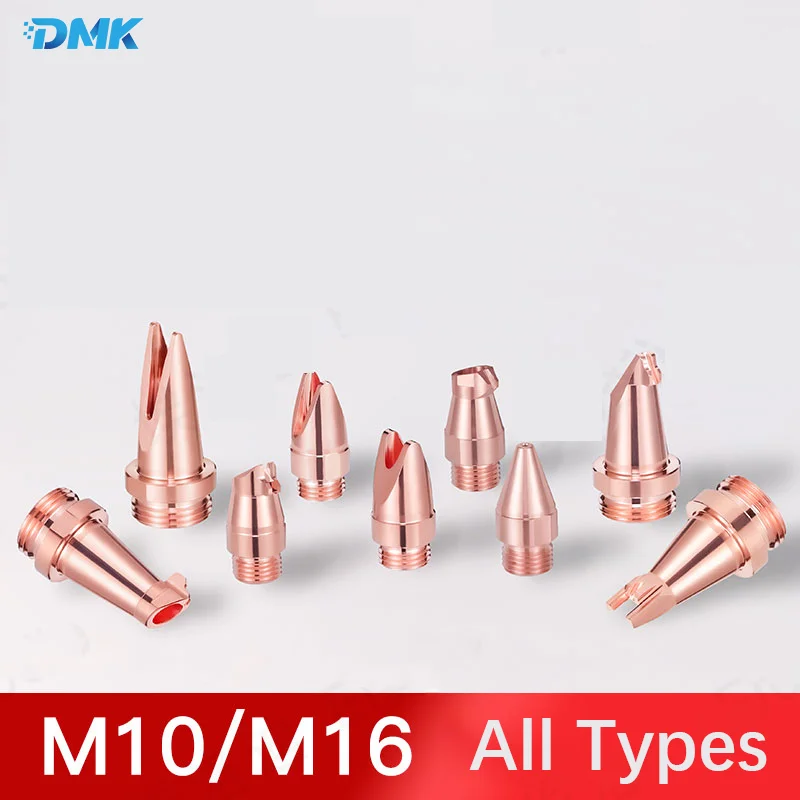 Qilin Fiber Laser Lassen Nozzle M10 M16 Koperen Anti-Splash Las Nozzles Voor Xinghong/Qilin Handheld Laser Laskop Dwt20