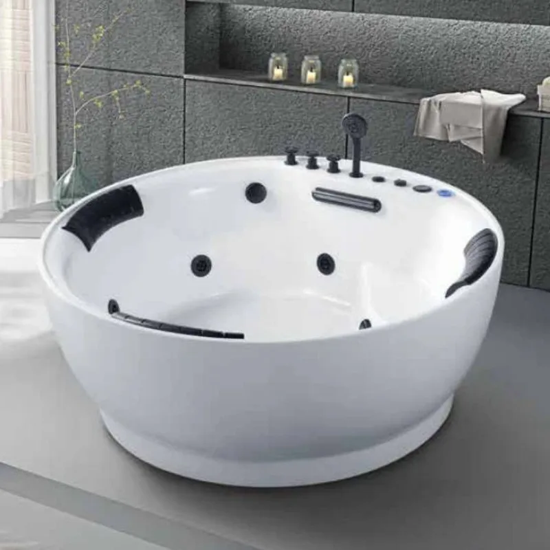 

A Customized hot sale 3 Person Indoor whirlpool Bathtub