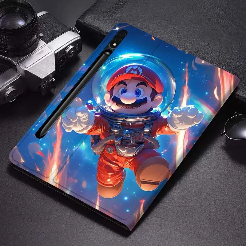 

M-Marios Popular Cartoon For Samsung Galaxy Tab S6 S7 S8 S9 S10 FE Plus Lite Soft Flexible Support Tablet Case Gift