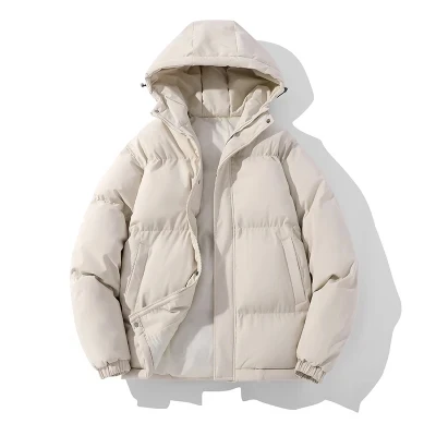 Winterjas Mannen Outdoor Capuchon Effen Dikke Heren Winter Mannelijke Jas Windjack Oversized Warme Heren Donsjassen Overjas