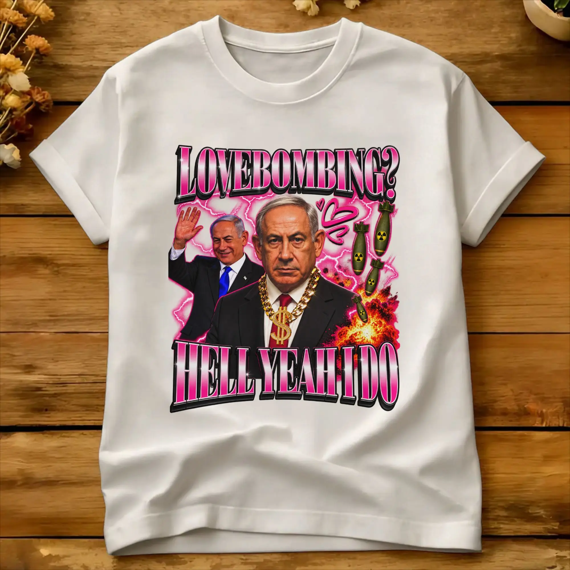 Benjamin Netanyahu  T-Shirt Summer  Hipster T-Shirts Pure Cotton O Neck 4XL 5XL 6XL Tees Short-Sleeved Y2K Basic Tshirt