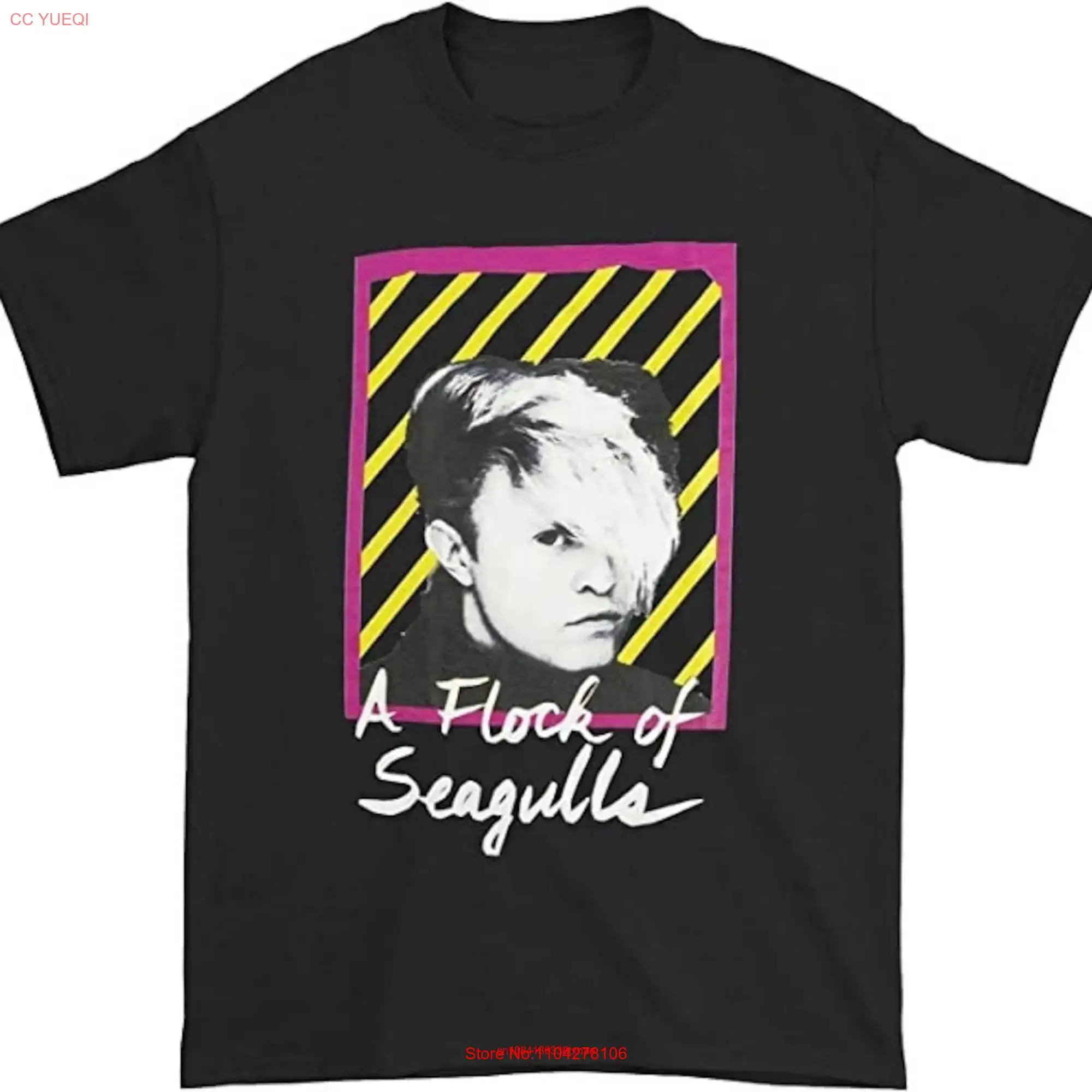 A Flock of Seagulls Mens T shirt Officially Licensed Merch 80s Boyfriend long or short sleeves