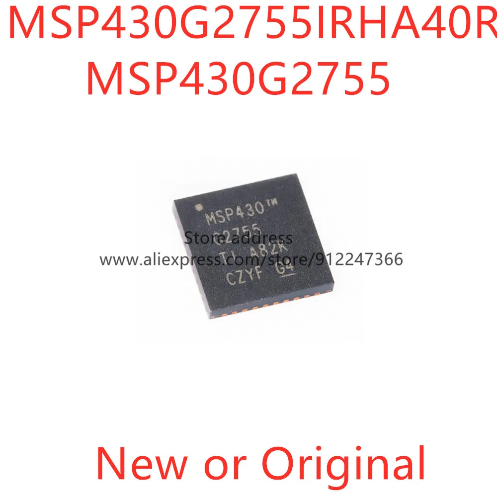 5pcs MSP430G2755 MSP430G2755IRHA40R VQFN-40 New or Original