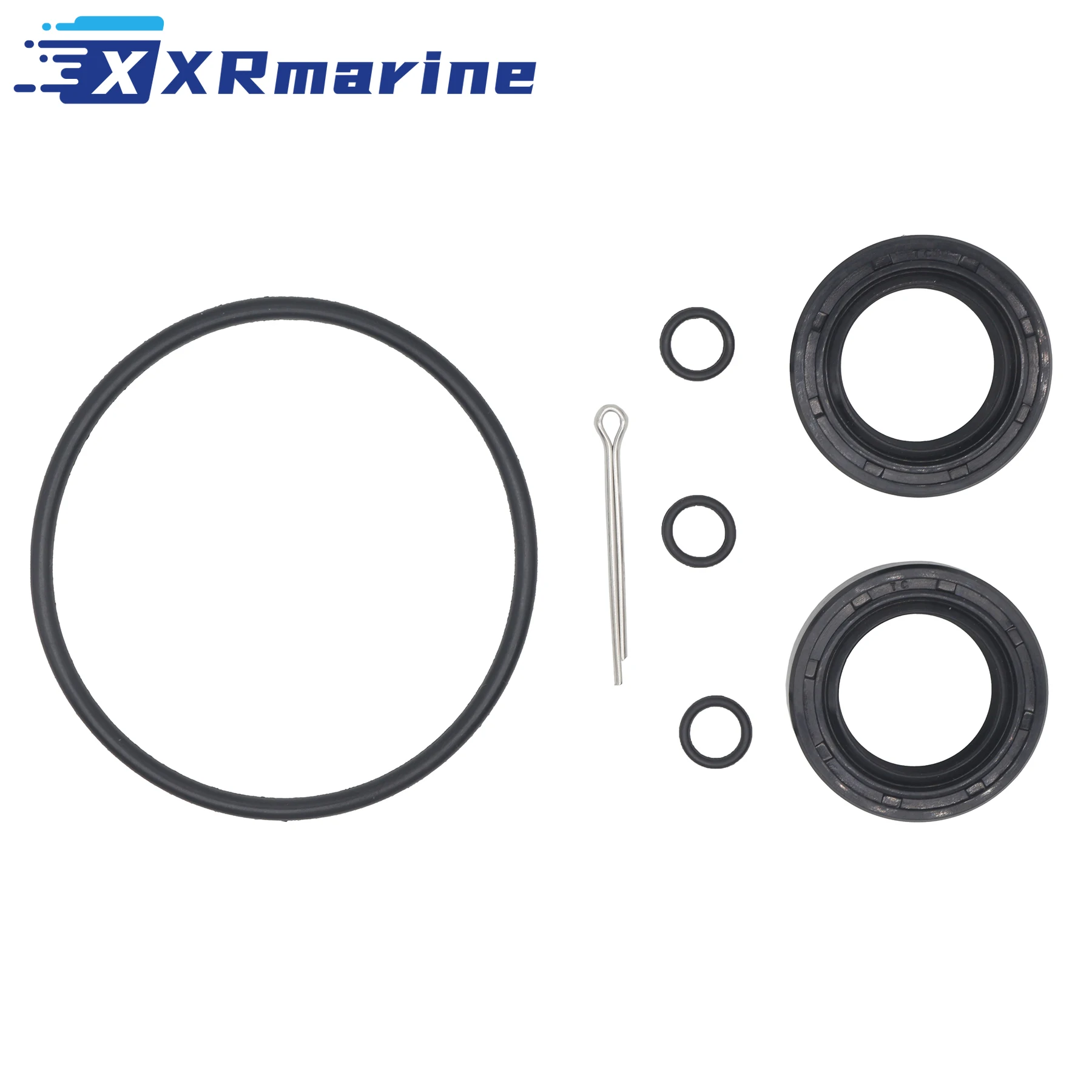 Lower Unit Seal Kit with Prop Shaft Oil Seal O-Ring Gasket for Honda Outboard Engine 91252-ZW4-003 91351-ZV7-003 90758-ZV1-000