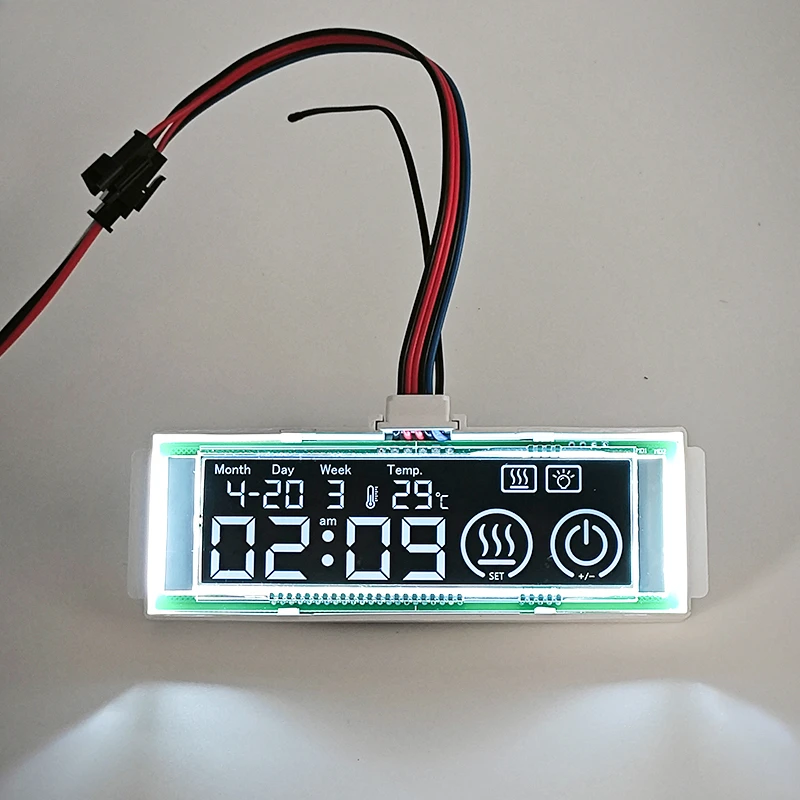 

Display Time Temperature Date Dimmer Switch Defogger Touch Sensor Switch For Bathroom Smart Mirror