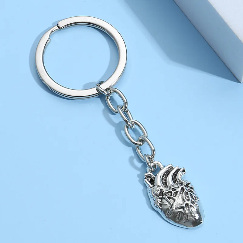 Popular Jewelry Alloy Pendant Keychain Anatomy  Organ Doctor Unique Classic Gift