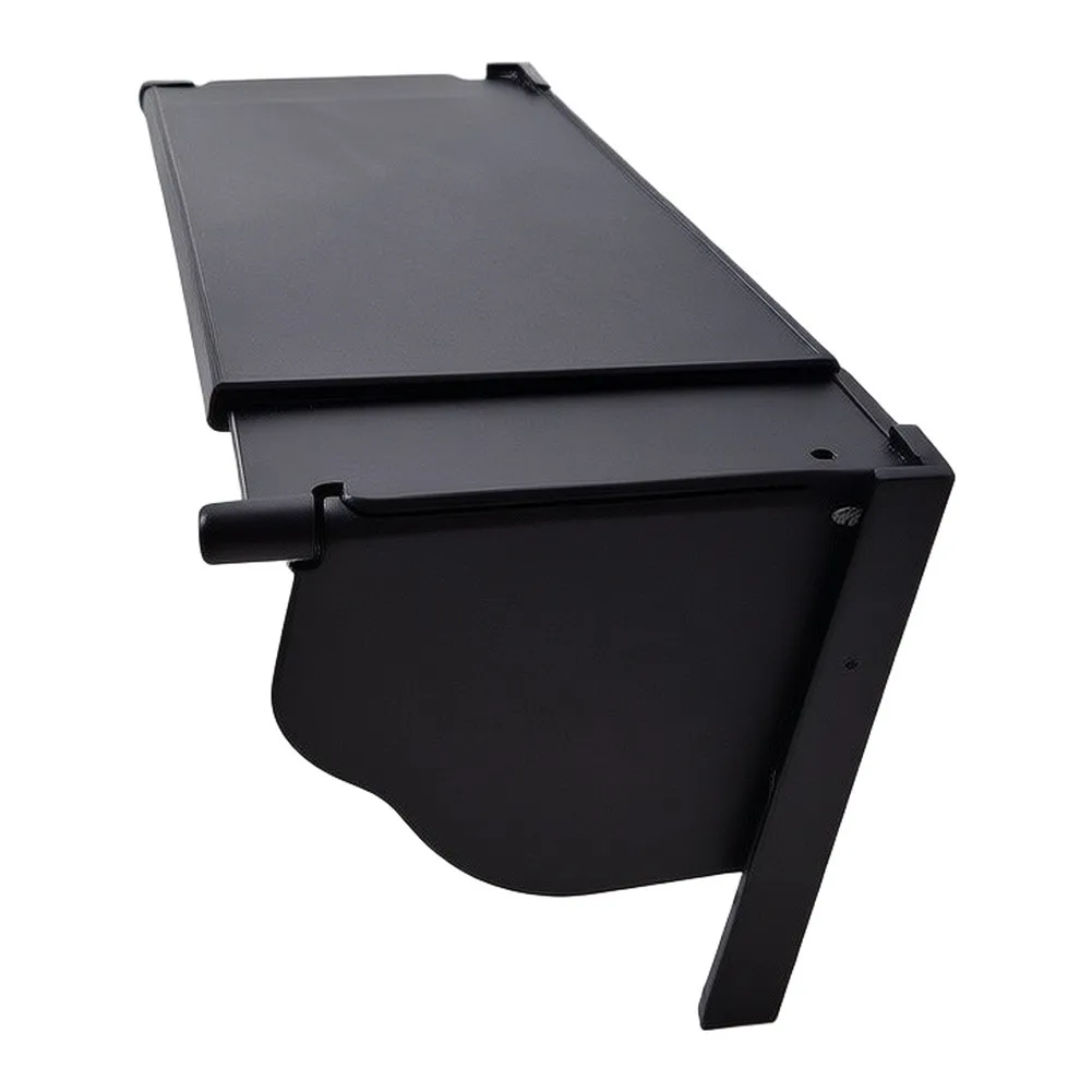 For Nighttime Safety 141mm To 255mm Dashboard Sun Shade Adjustable Car Sun Visor Quick Attach Design Weather Resistant Build
