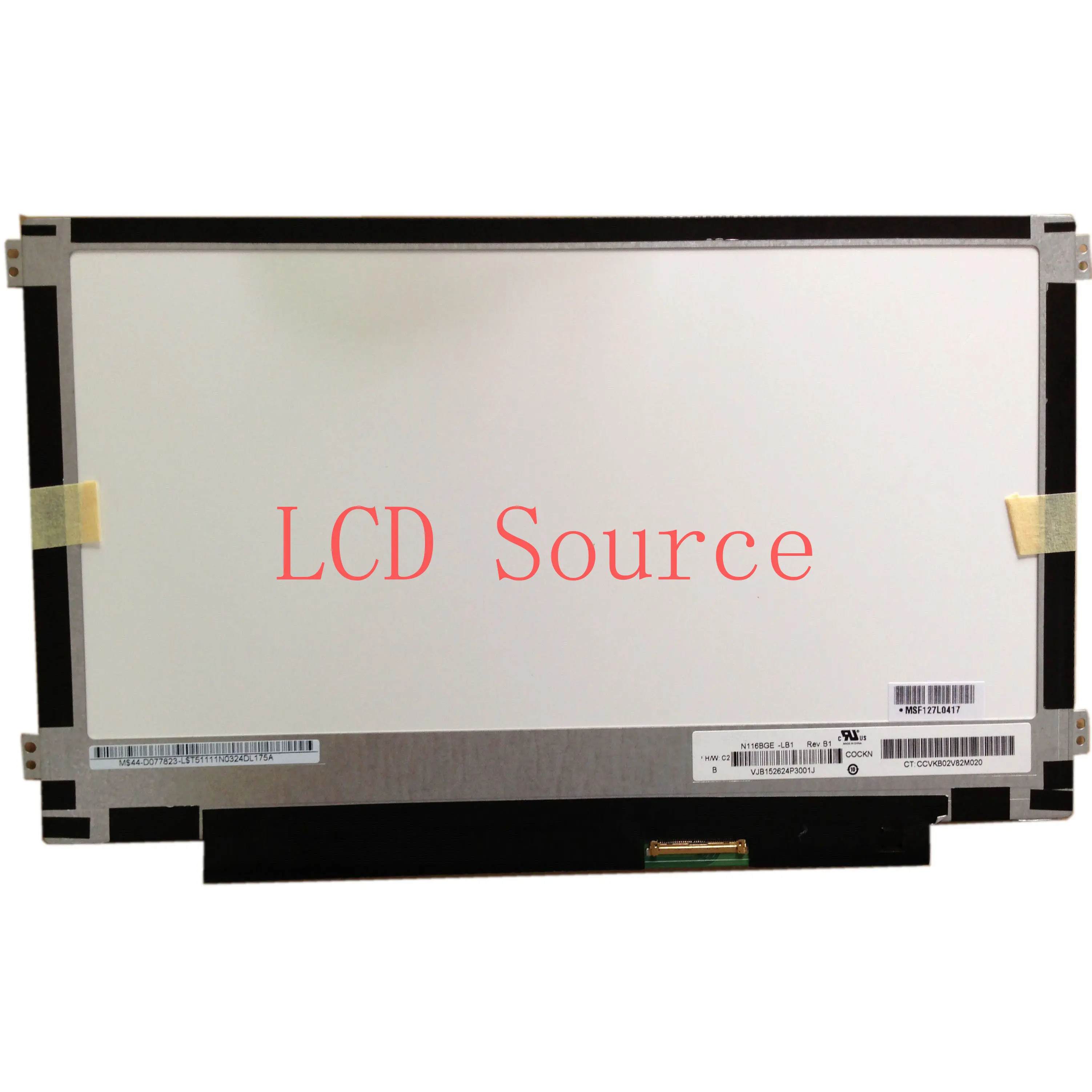 Imagem -02 - Fit Lp116wh2 Tla1 M116nwr1 r0 B116xw03 V.0 V.1 N116bge-l41 L32 11.6 hd Tela 1366x768 40pin Brilhante Fino Novo N116bge-lb1