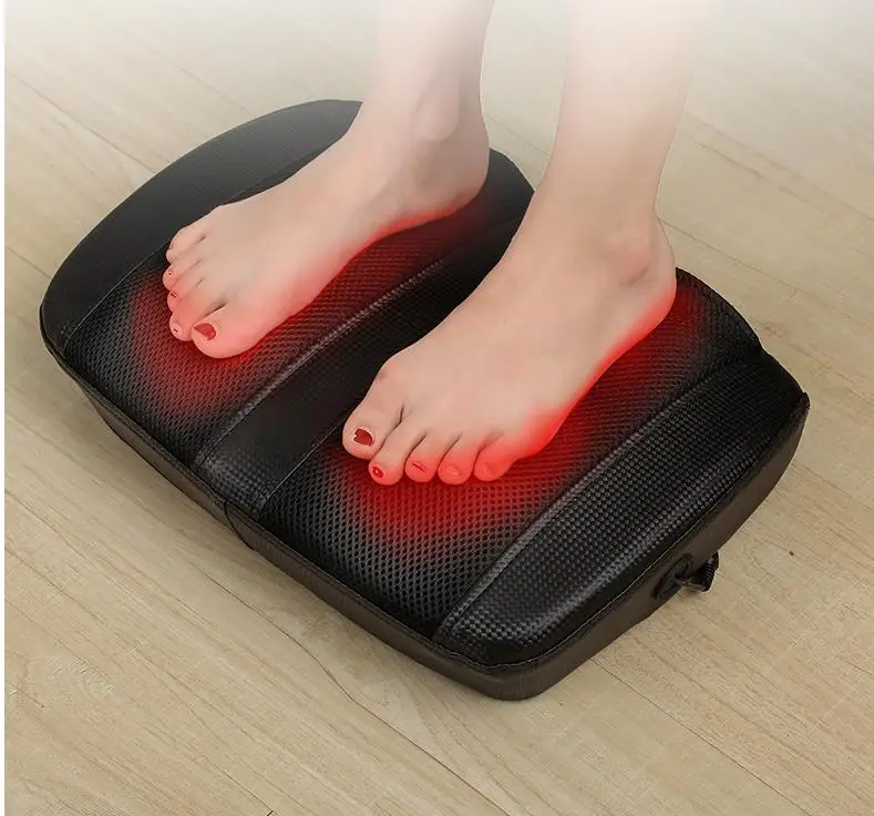 

Therapy Shiatsu Foot Massager Machine with Heat Deep Kneading ABS Electric Infrared Foot Massage Roller