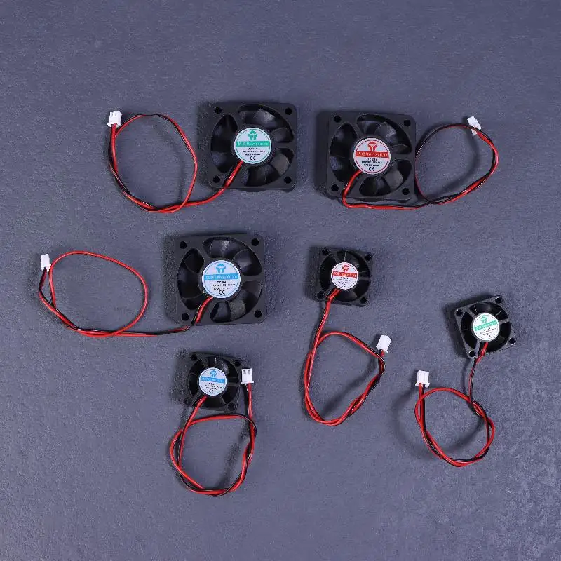 Repuestos para impresora 3D, enfriador del disipador de calor para J-Head Hotend con ventilador 3010 4010 5010, microventiladores de refrigeración CC de 12V 5V 24V 2 pines
