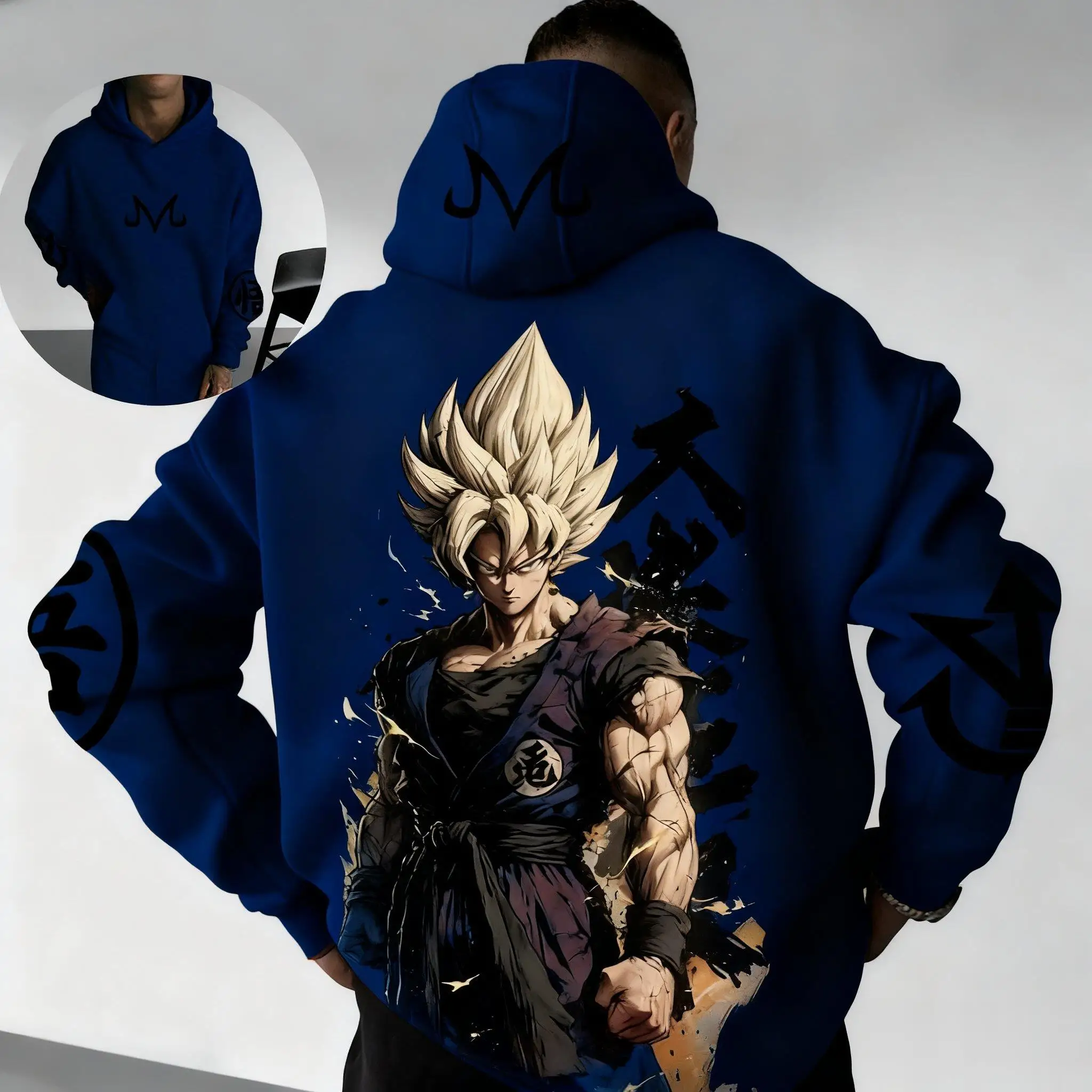 

2025 Autumn and Winter Hot-selling New Animation Dragon Ball 3D Printing Pattern Hooded Sweater Outdoor Casual Fashion Hoodie