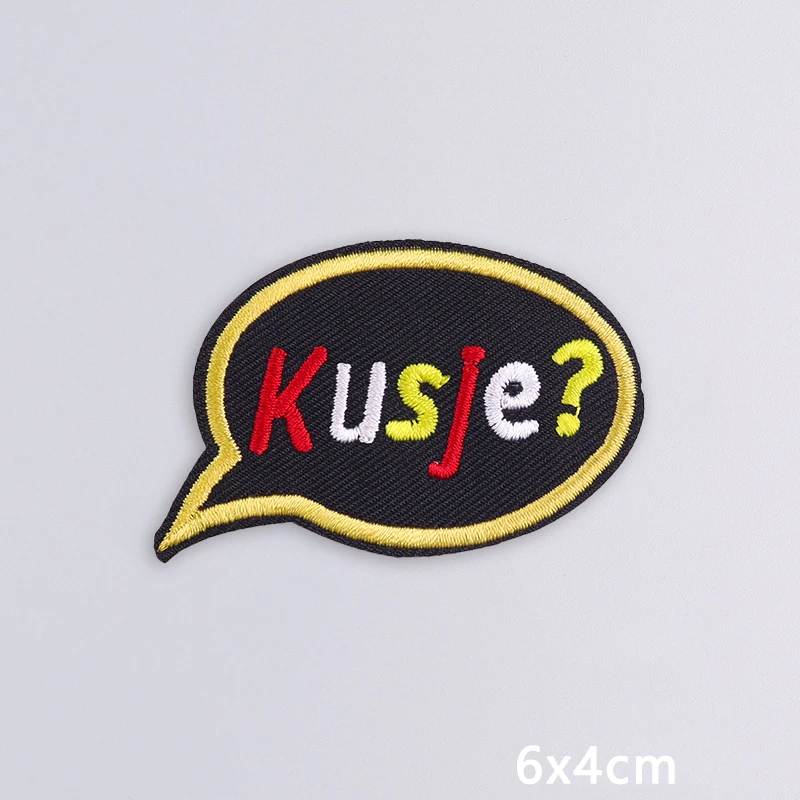 Nederland Oeteldonk embleem geborduurde patches kikker patch Nederland carnaval patches voor kleding uniform DIY opstrijkbare patches