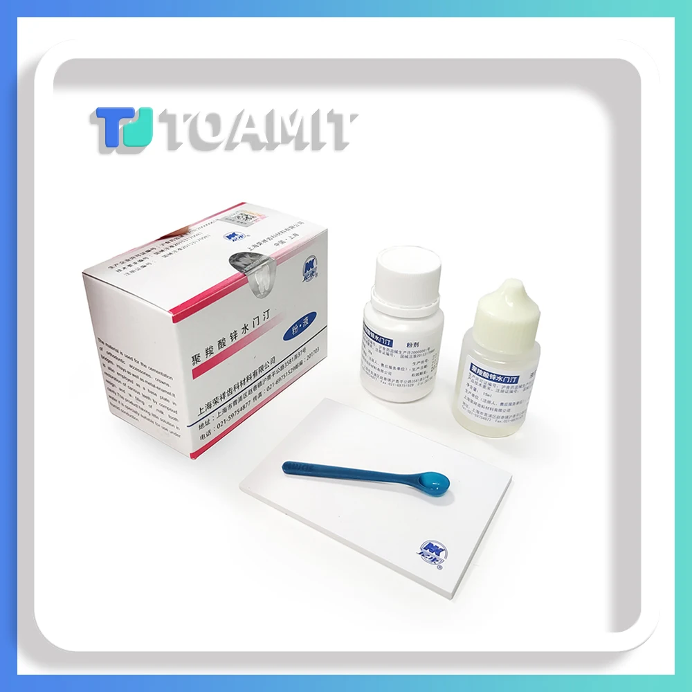 

Dental Cement Zinc Polycarboxylate Glue Extra Strong For Crowns Bridge False Teeth Denture Glass Dentistry Adhesive Kit Material