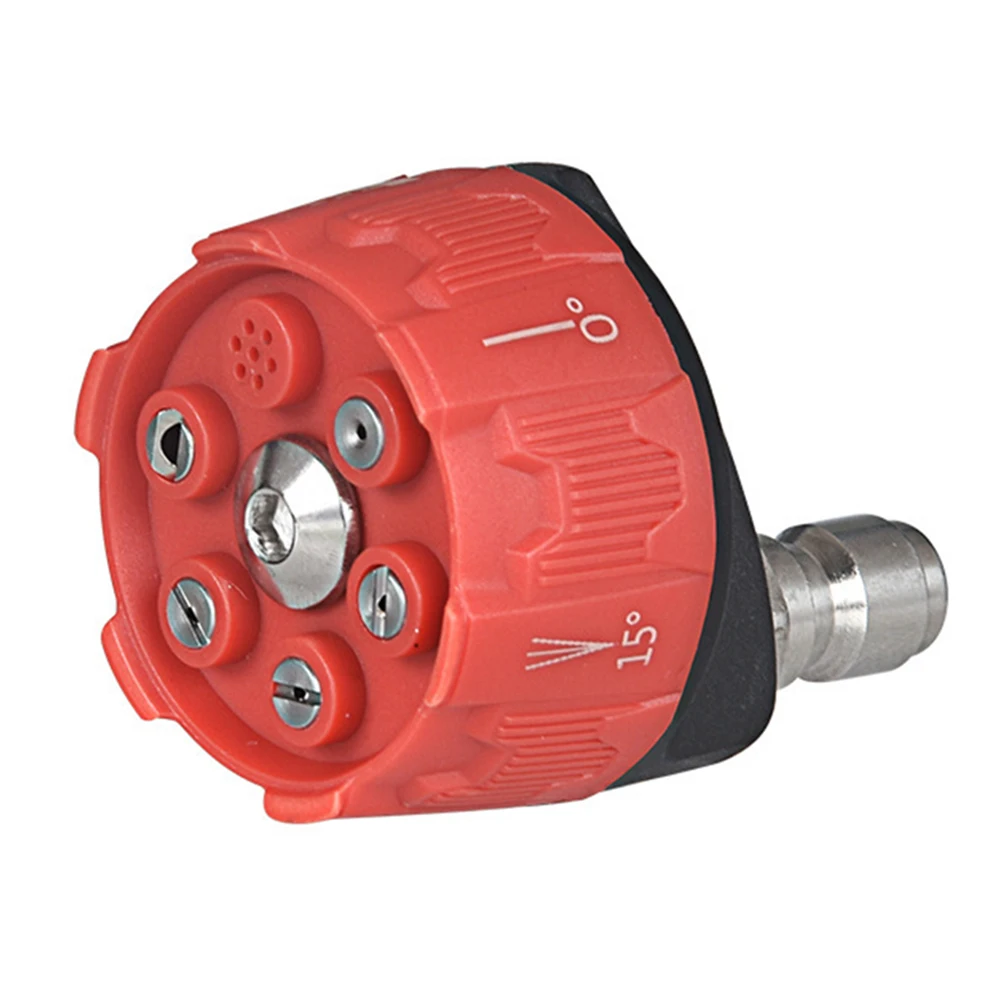 Rotating Washer Nozzle Spray Nozzle Easy To Store Portable Stainless Steel Material Compact Body 1 4-inch Connection