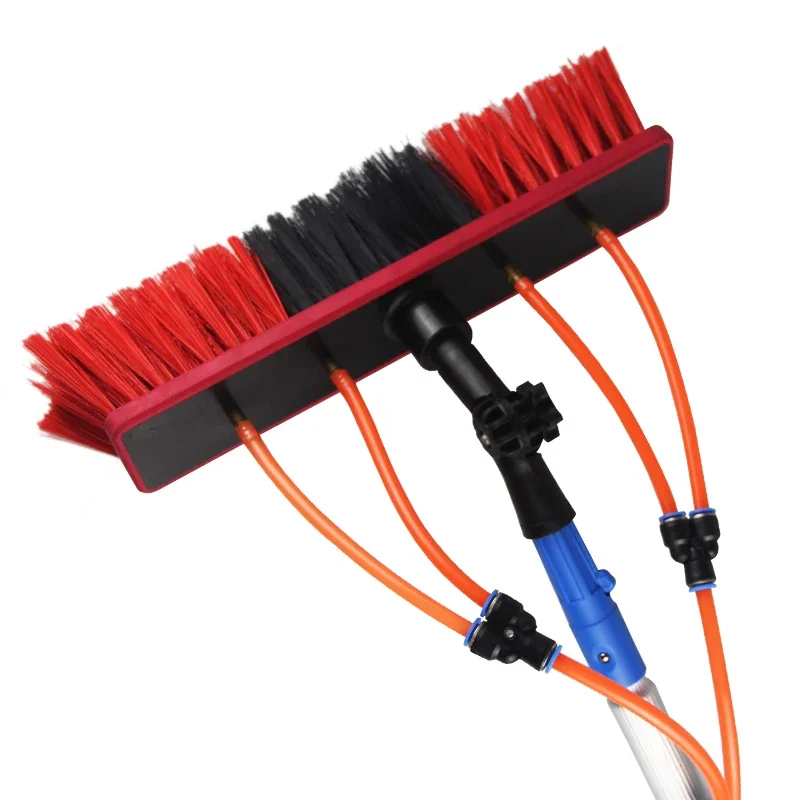 Panel Cleaning Tool Flow-through Brush Window Cleaning Cleaning Brush Lengthening Bar Door Washing Head Exterior Wall