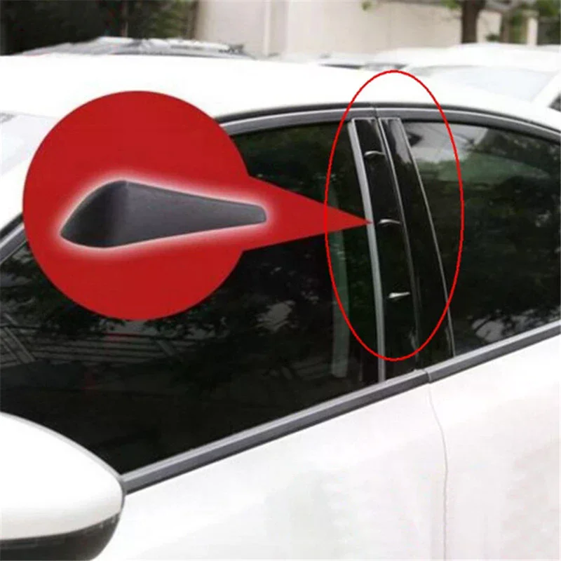 New 10pcs/set Car Styling Rectifying Lowering Wind noise Car Door Protective Sticker Fairing Body Kit For Car Auto Accessories