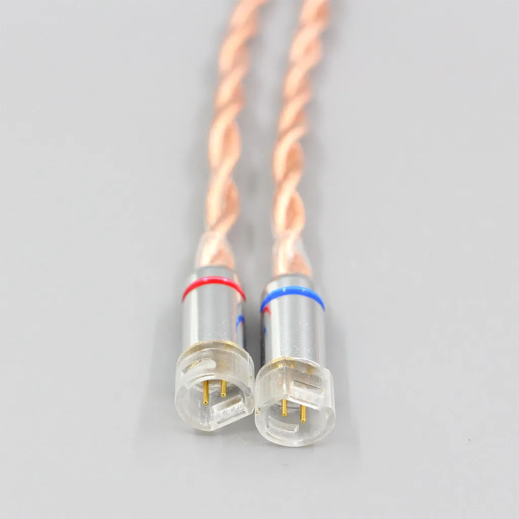 Cavo intrecciato per auricolari Litz HiFi-OFC a 4 core da 1,7 mm per Sennheiser IE8 IE8i IE80 IE80s Pin in metallo LN 008098