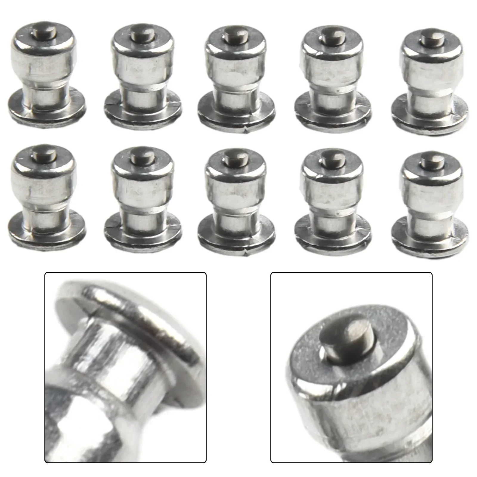 

Tire Screws 100pcs Silver Car Tire Screws Anti-slip Screws Car Accessories Aluminum Alloy Silver Anti-Slip Tire Screws