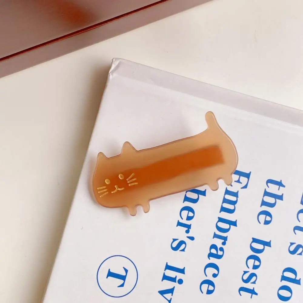 مزاجه الحلو الكرتون الحيوان إكسسوارات الشعر الإناث القط مقاطع الشعر الكورية نمط دبابيس الشعر النساء المشابك إكسسوارات الشعر