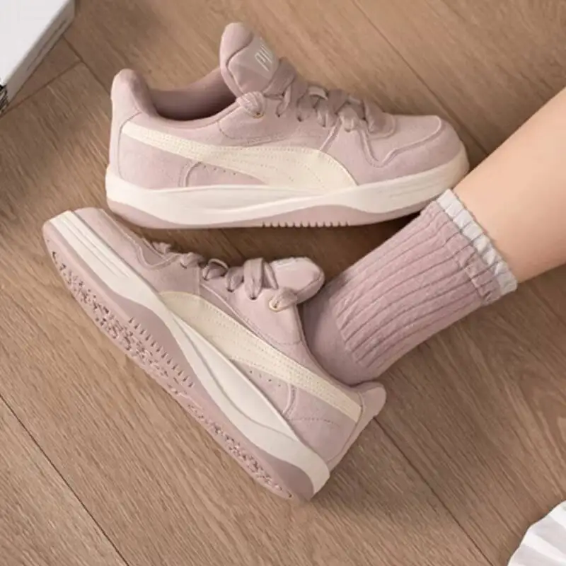 2026 new Puma Women Low Top Classic Fashion Comfortable Lightweight Breathable Non Slip Casual Skateboard Shoes 402510-11