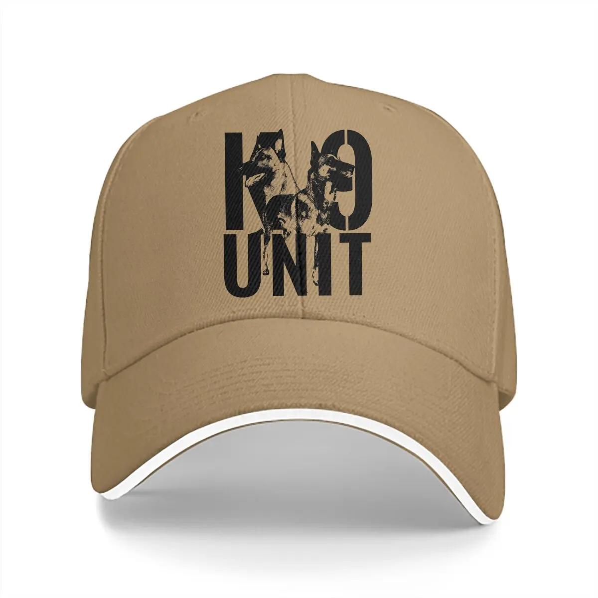 K-9 Unit Police Dog Multicolor Hat Peaked Men's Cap Malinois Personalized Visor Protection Hats