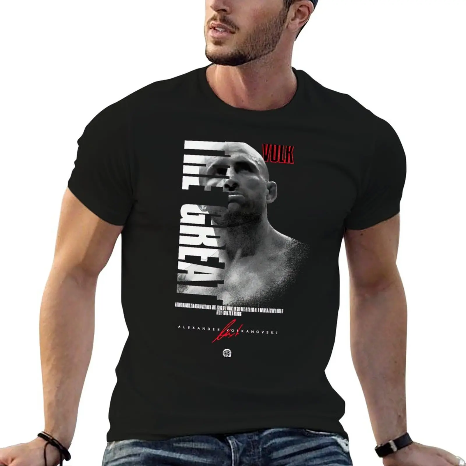 

Alexander Volkanovski retro T-Shirt man t shirt summer man tshirt men t shirt cotton 100% T-Shirt