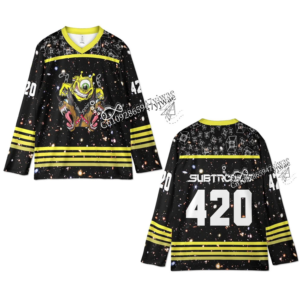 DJ Subtronics 2026 Fibonacci Musikfestival Trikots Monster Hockey Shirt Atmungsaktive Streetwear Oberteile Herren Damen T-Shirt Tee – Detail 6