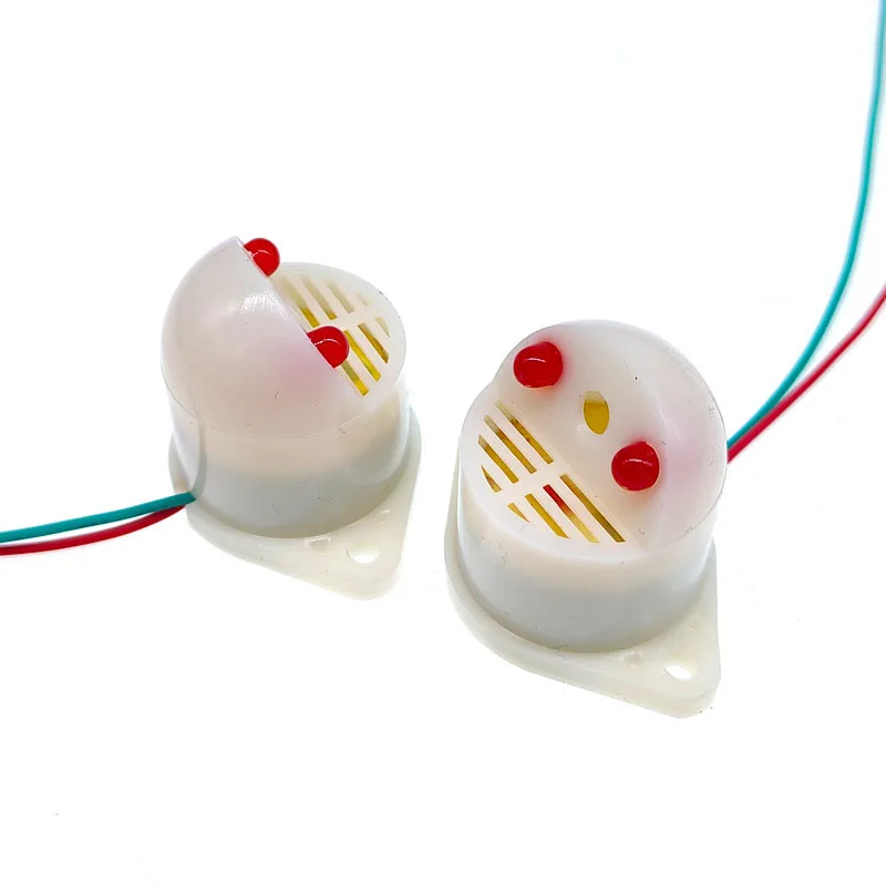1PCS Minitype Sound And Light Electronic Buzzer ZMQ-2737 DC6-24V IP54 Lamp  Burglar Alarm Beep Sound High-decibel Warning Device